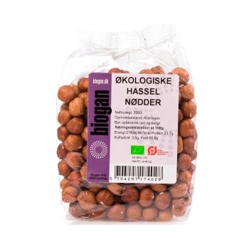Biogan Hasselnødder É (200 gr)
