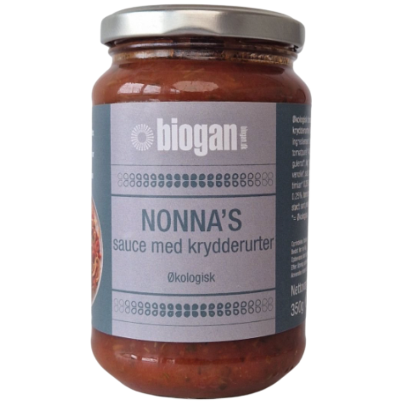 Biogan Nonna's Sauce Vegansk Ø (350 g) Biogan Nonna's Sauce Vegansk Ø (350 g)