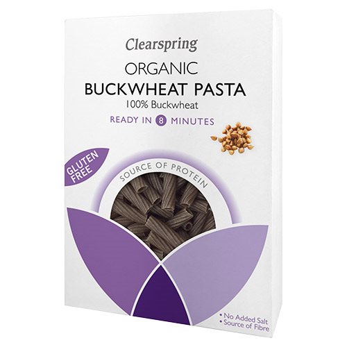 Clearspring Boghvede pasta Tortiglioni Ø (250 gr.)