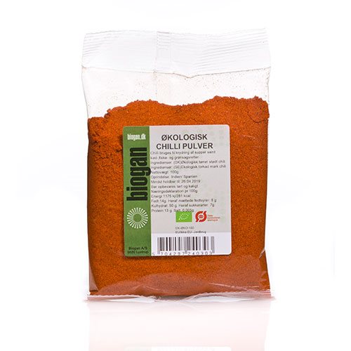 Biogan Chili pulver Ø (100 gr,)