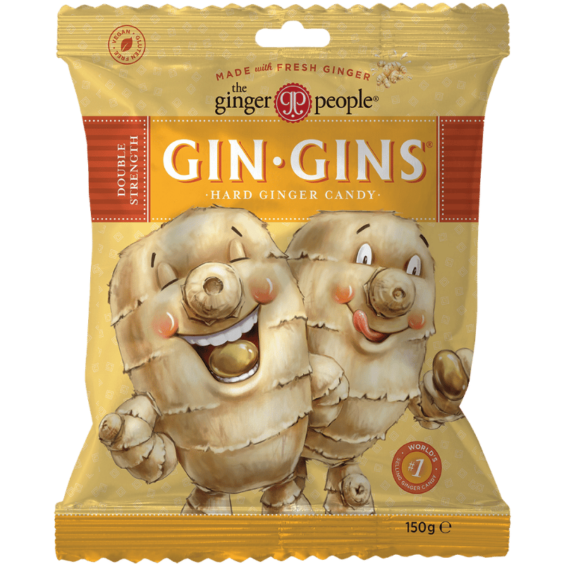 Ginger People Ginger Candy Gin Gins Double Strength Hard (150 g)