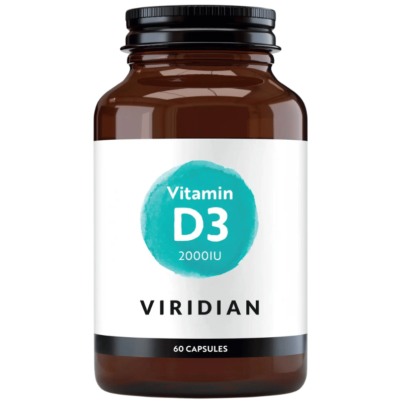 Viridian D3 Vitamin 2000IU (60 kaps)