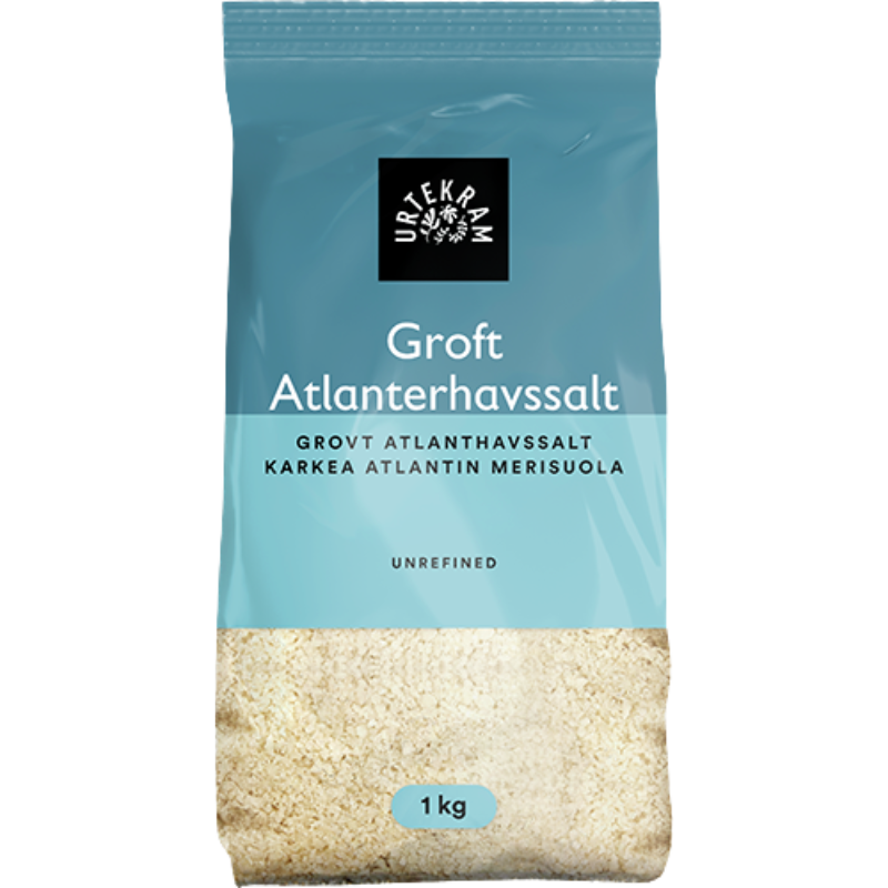 UDSALG Urtekram Grov Atlanterhavsalt (1 kg) køb billig