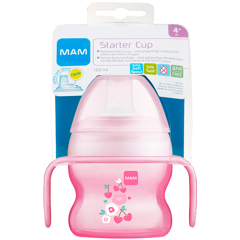MAM Starter Cup Pink (1 stk)