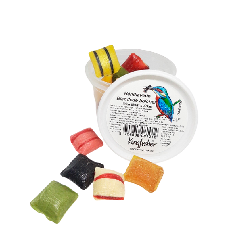 Sukkerfri Blandede Bolcher (80 g)