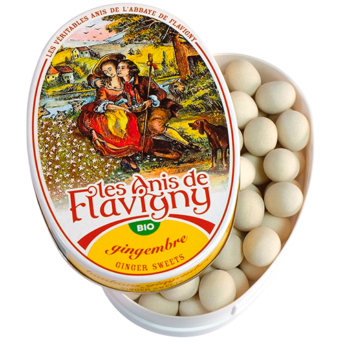 Anis de Flavigny Pastiller Med Ingefær Ø (50 g)