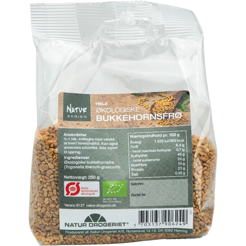 Natur Drogeriet Bukkehornsfrø Ø (250 gr)