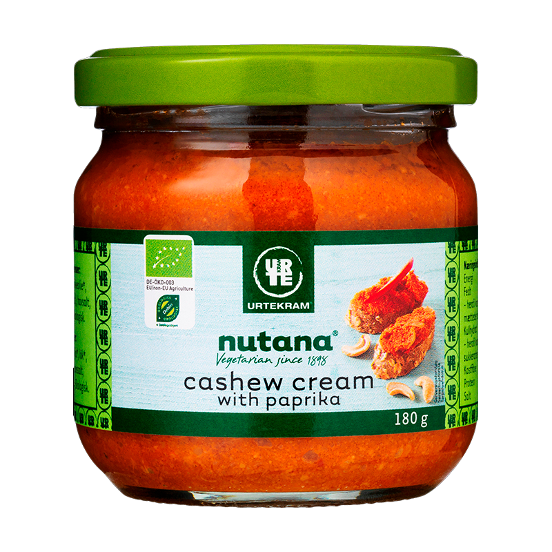 Urtekram Nutana Cashew cream with paprika Ø (180 g)