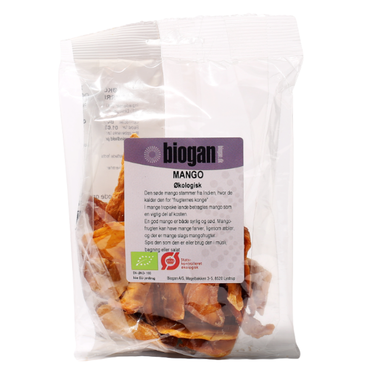 Biogan Mango tørret Ø (150 g)