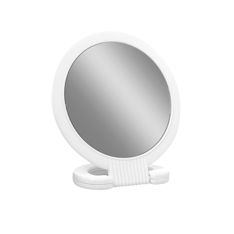 Studio Dobbeltsidet Hånd/Hænge Spejl x2 Forstørrelse - Hvid (1 stk)