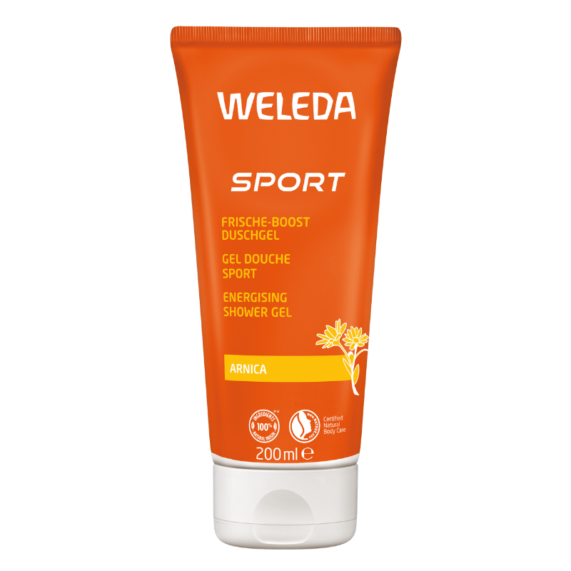 Tilbud Weleda Arnica Sports Shower Gel (200 ml) køb billig