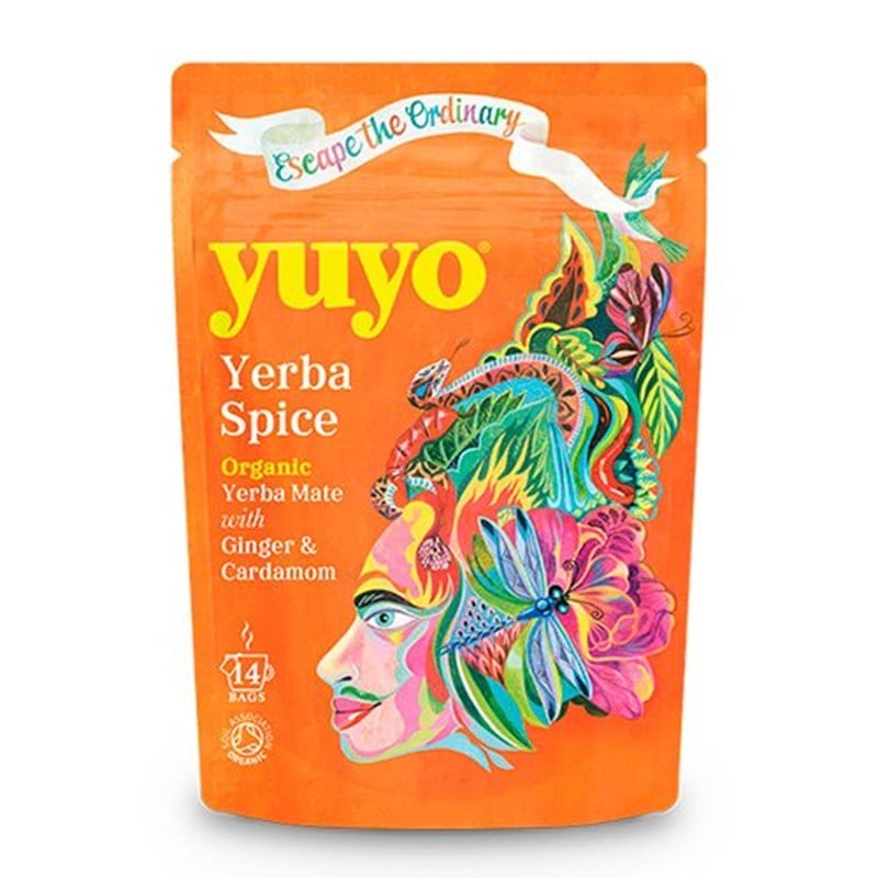 Yuyo Mate Spice te m. Ingefær & Kardemomme Ø (14 br)