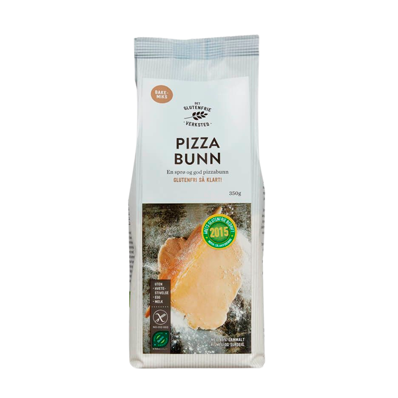 Det Glutenfrie Verksted Pizza Miks Glutenfri Ø (350 g)