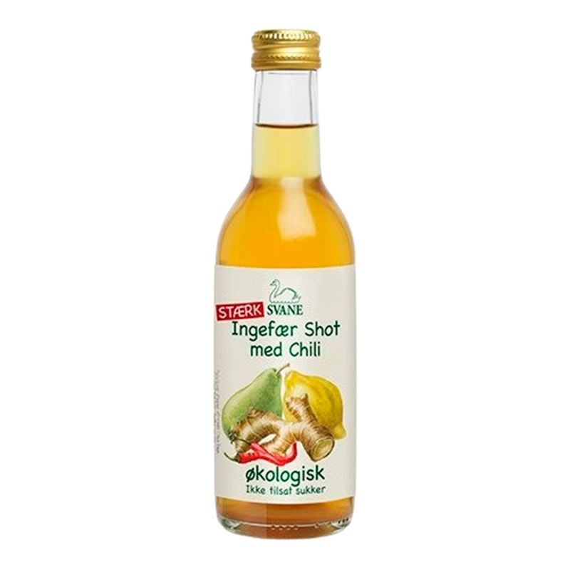 Svane Ingefær shot m. chili Ø (250ml)