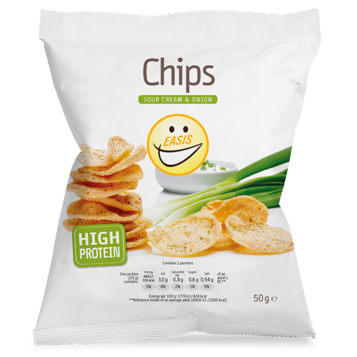 Easis Sour Cream Onion Chips - 50g