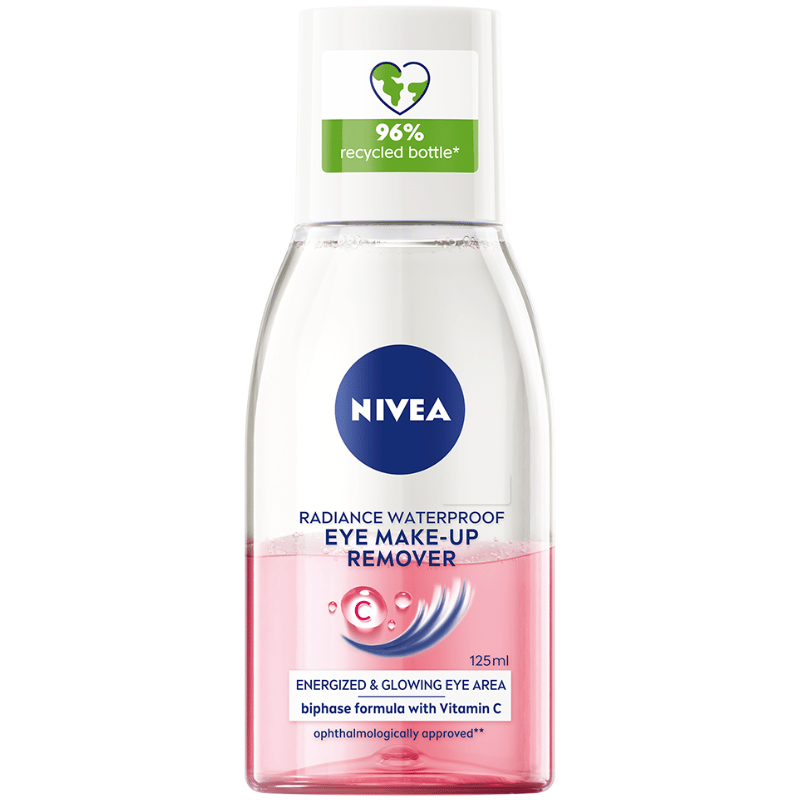 Nivea Glow Eye Makeup Remover - 125 ml.