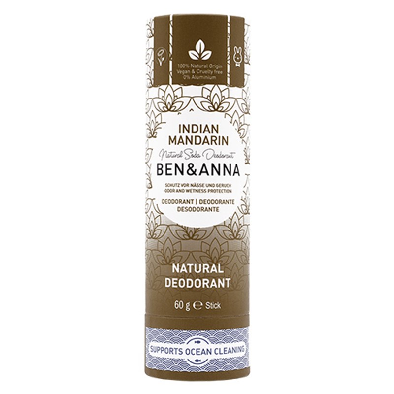 Ben & Anna natural Deodorant Indian Mandarine Papertube (60 g)