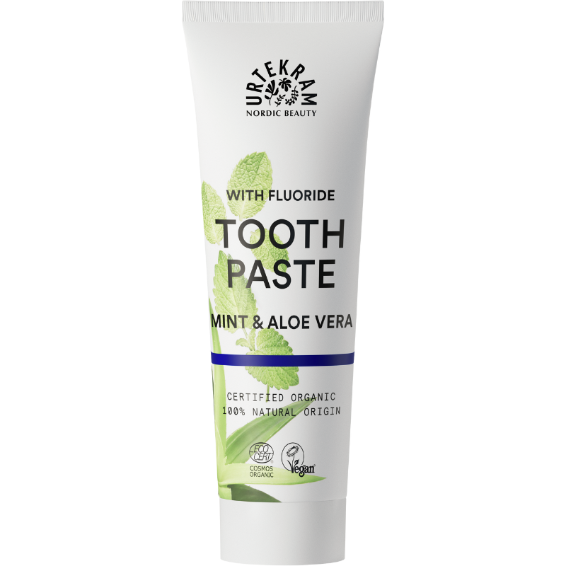 UDSALG Urtekram Tandpasta med Mint Flour (75 ml) køb billig