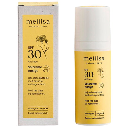 Tilbud Mellisa Solcreme Ansigt SPF 30 (50 ml) køb billig