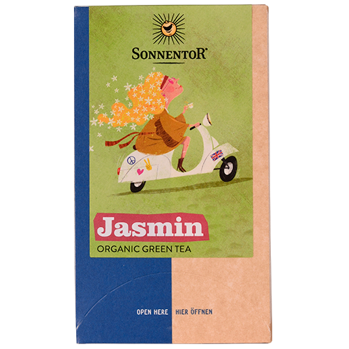 Grøn Te Jasmin breve Økologisk- 20 br - Sonnentor