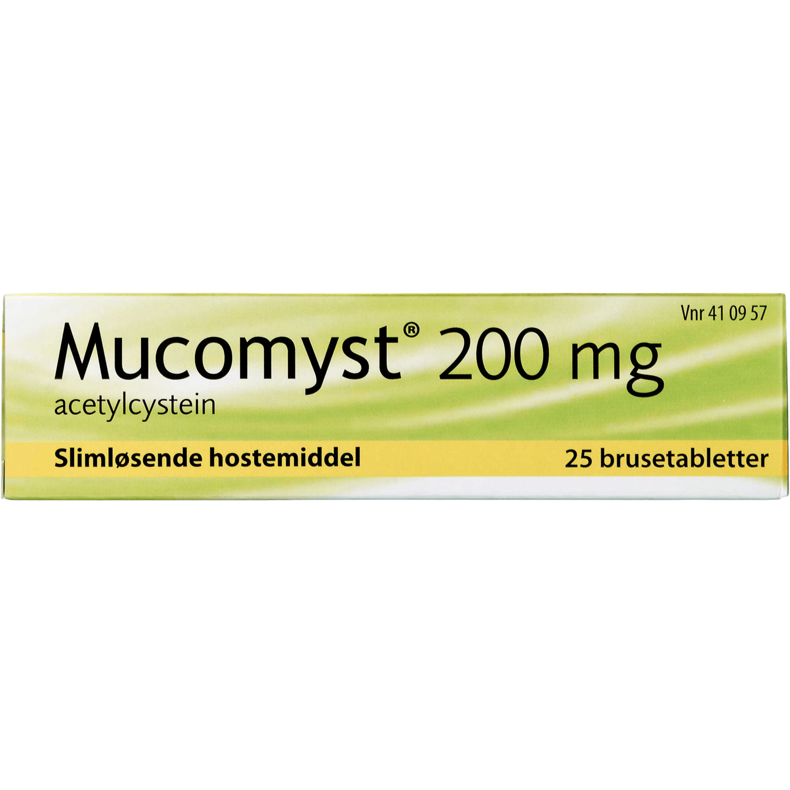 Mucomyst Brusetabletter 200 mg (25 stk)