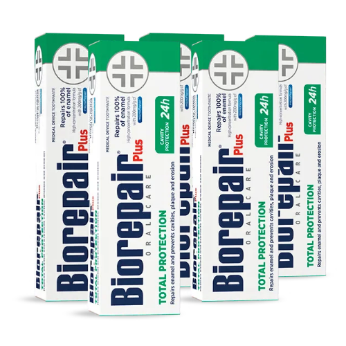 5 x Biorepair Plus Total Protection Tandpasta (75 ml)