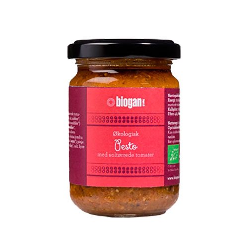 Biogan Pesto rød Vegan Ø (120 g)