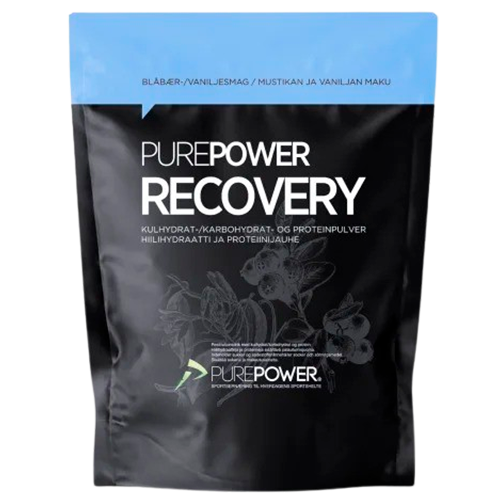 PurePower Proteinpulver Med Kulhydrater Blåbær & Vanilje (400 g)