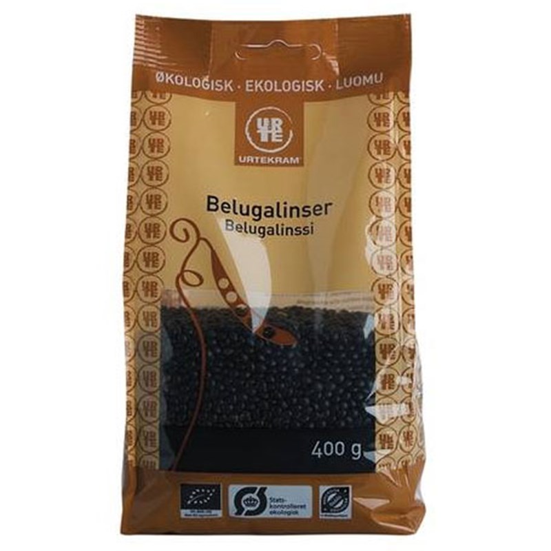 Urtekram Beluga linser Ø 400 gr.