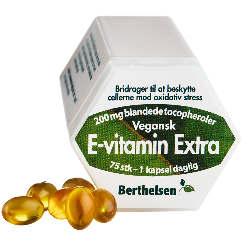 Berthelsen E-vitamin Extra (75 kaps)