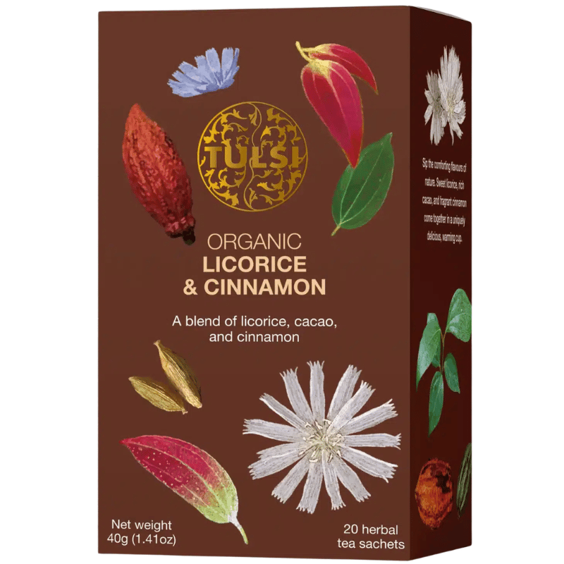 Tulsi Licorice & Cinnamon Tea Ø (20 breve)