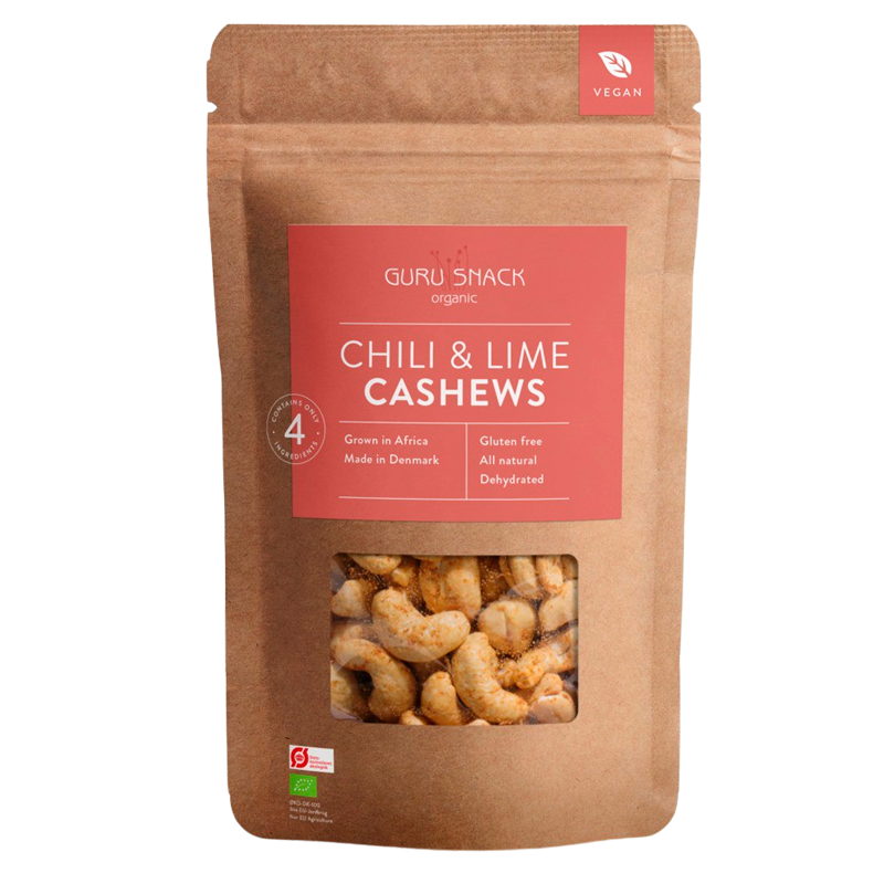 Guru Snack Chili & Lime Cashews (100 g)