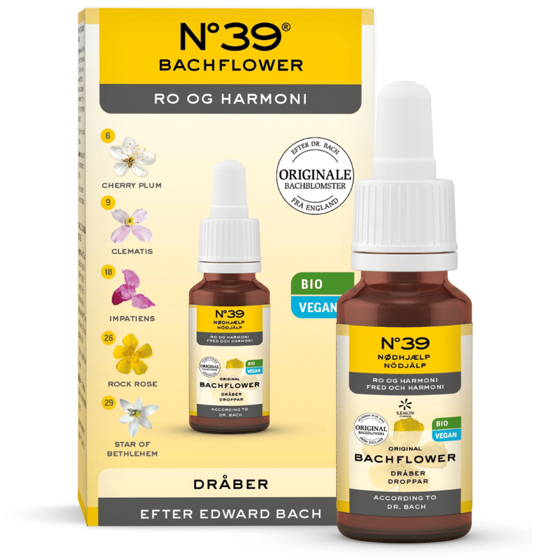 BACHFLOWER No. 39• NØDHJÆLP Dråber Ø (10 ml)