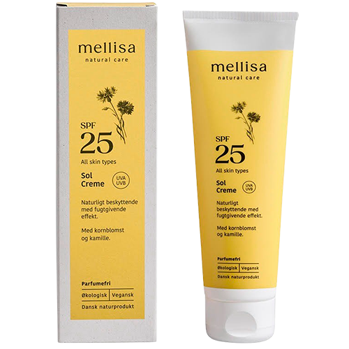 Tilbud Mellisa Solcreme SPF 25 (150 ml) køb billig