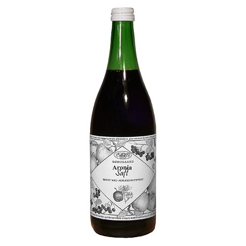 Søbogaard Aroniasaft m. æble sød Ø (730 ml.)