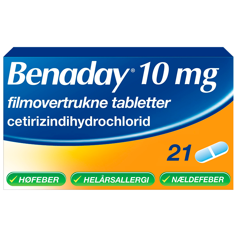 Benaday Tabletter 10 mg (21 stk)