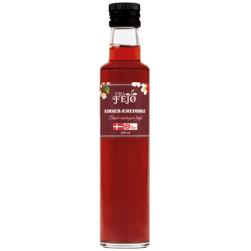 FRA FEJØ Økologisk Dansk kirsebæreddike - 250 ml.