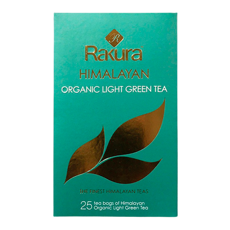 Rakura Himalayan Organic Light Green Tea (25 stk)