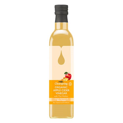 Clearspring Æblecidereddike m. eddikemor Ingefær, Gurkemeje, peber É (500 ml)