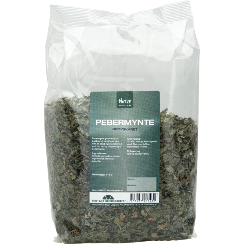 Natur Drogeriet Pebermynte Grov skåret (175 gr)