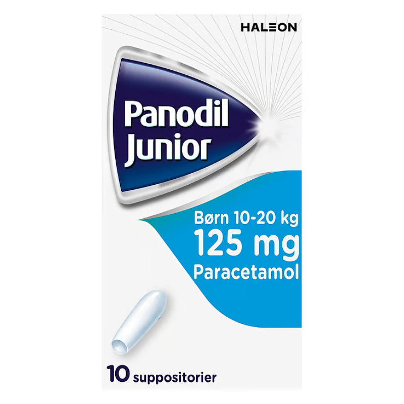Panodil Junior 125 mg (10 stk) Panodil Junior 125 mg (10 stk)