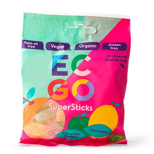 EC:GO Vingummi Super Sticks Ø (75 g)