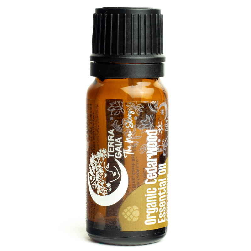 Terra Gaia Økologisk Æterisk Olie Cedertræ (10 ml) Terra Gaia Økologisk Æterisk Olie Cedertræ (10 ml)