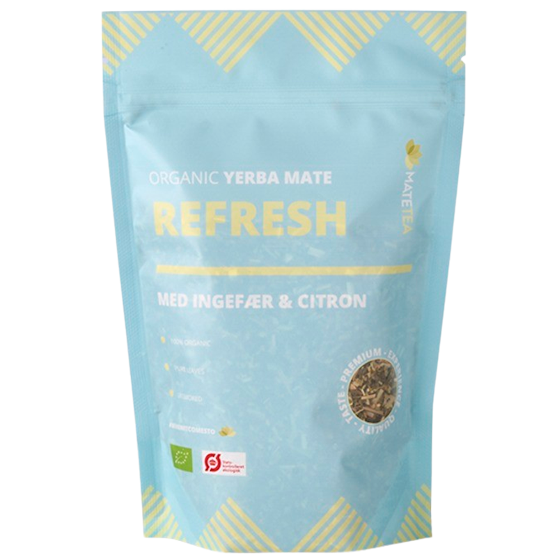 Tilbud Matetea Yerba Mate Refresh Ingefær Og Citron (180 g) køb billig