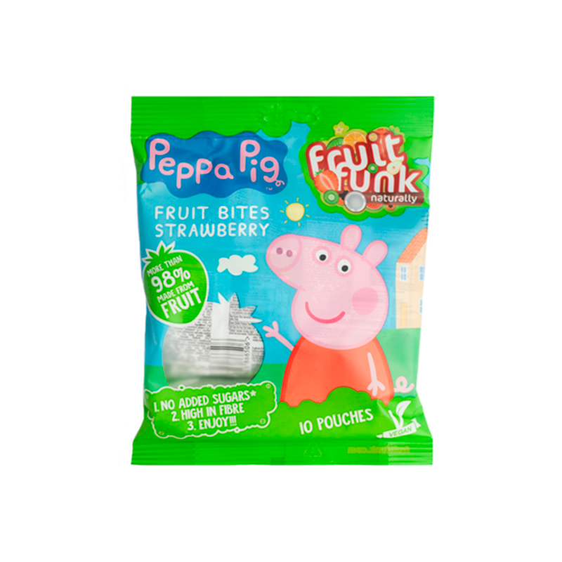 Fruitfunk Gurli Gris Multibag Jordbær (100 g)