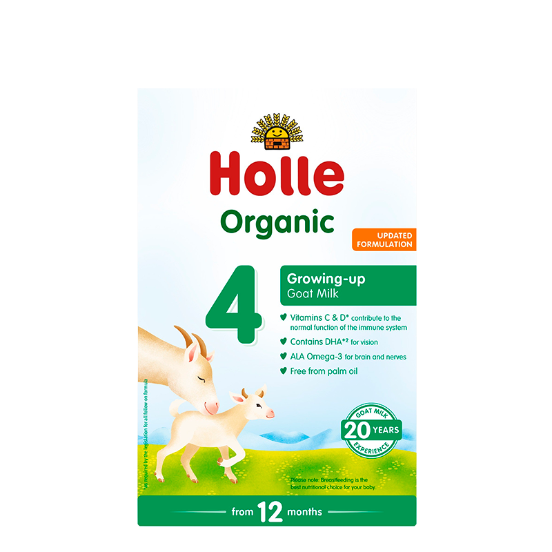 Holle Basis 4 Tilskudblanding Gedemælk Ø - Fra 12 mdr. (400 g)