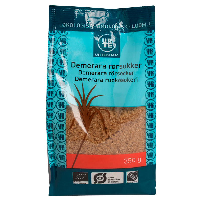 Urtekram Demerara Rørsukker Ø (350 g)