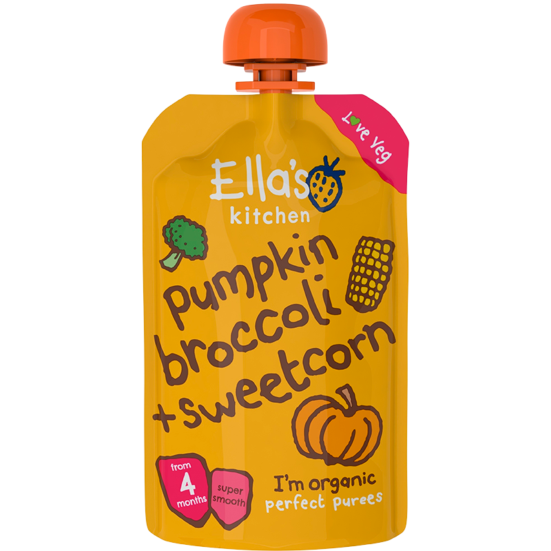 Ellas Kitchen Mos m. græskar og broccoli (120 g)