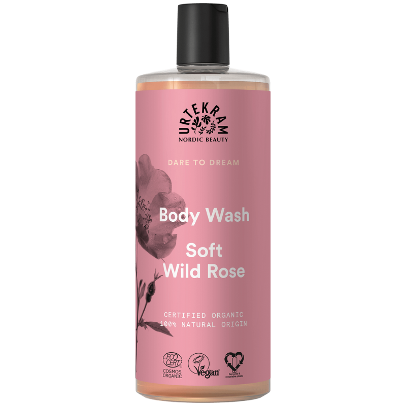 UDSALG Urtekram Soft Wild Rose Body Wash (500 ml) køb billig