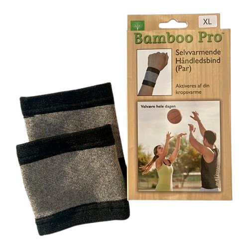 Bamboo Pro Håndledsbind X-Large (1 sæt)
